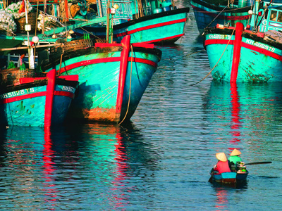 Bateaux de pêche à Phan Thiet