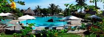 La piscine du Hilton Moorea Lagoon Resort & Spa