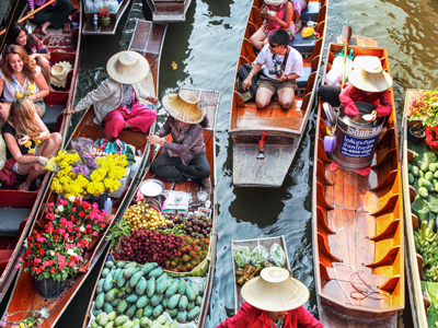 DAMNOEN SADUAK FLOATING MARKET - Tourism Thailand