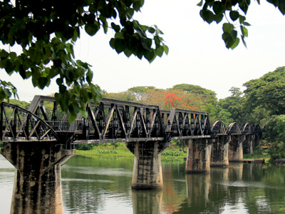 Pont de la rivière kwai à Kanchanaburi